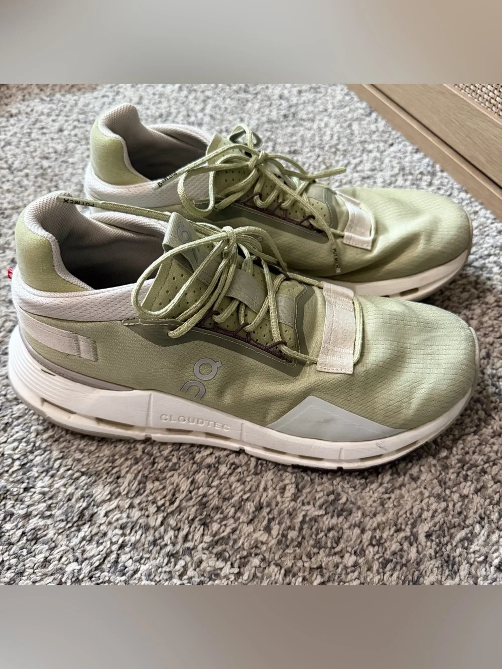 Men’s On Cloudnova 2 sneaker in muted caper green size 9